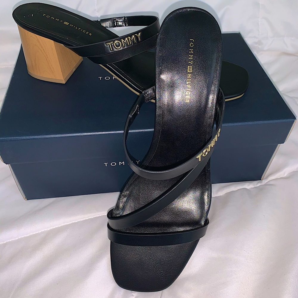Black Tommy Hilfiger Heels